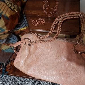 Peach Satchel Bag